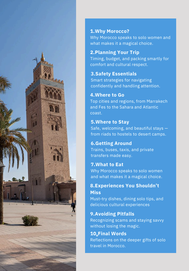Solo Female Travel in Morocco