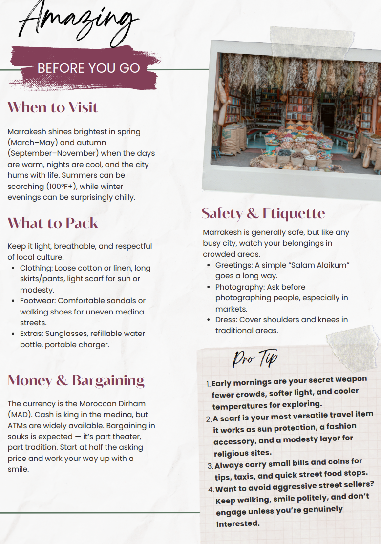 Pocket Marrakesh – Insider City Guide